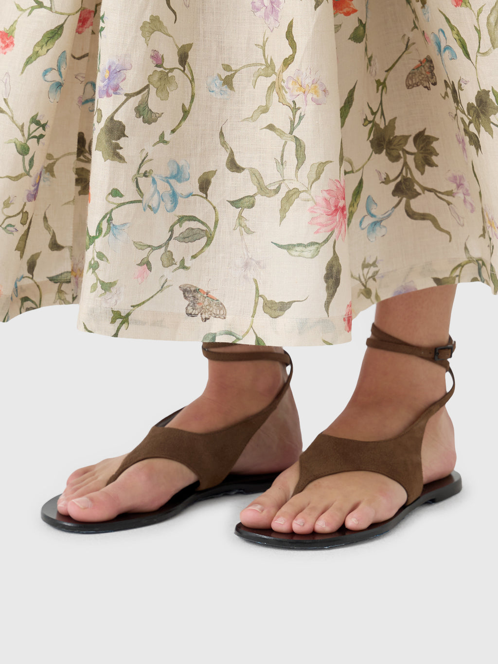 Black Suede Studio Women's Mindy Sandal - Saint Bernard