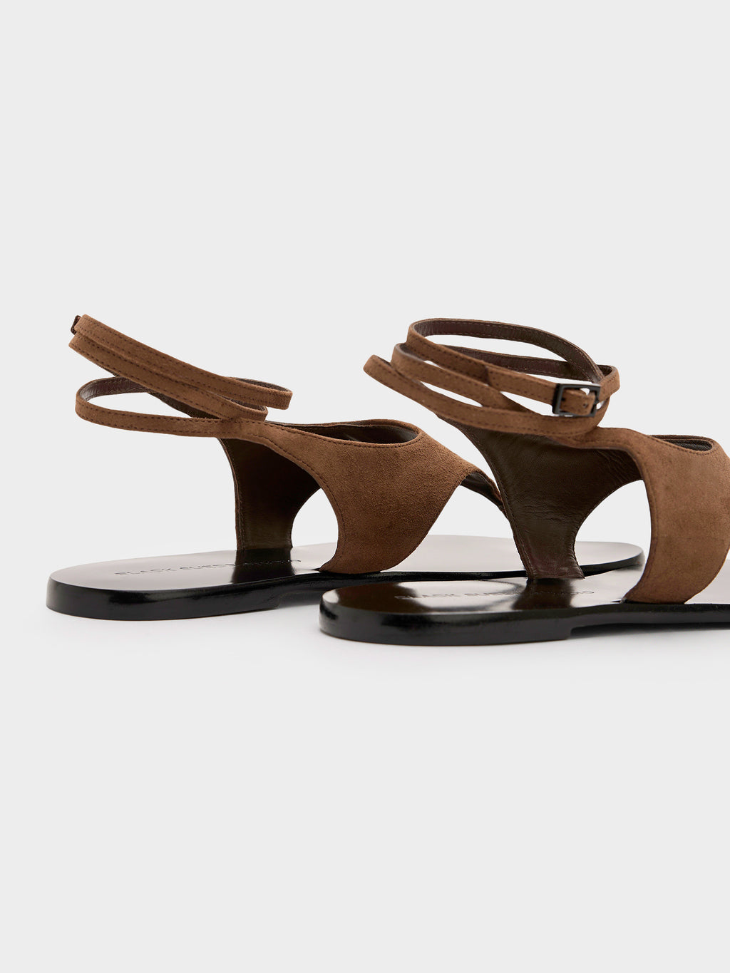 Black Suede Studio Women's Mindy Sandal - Saint Bernard