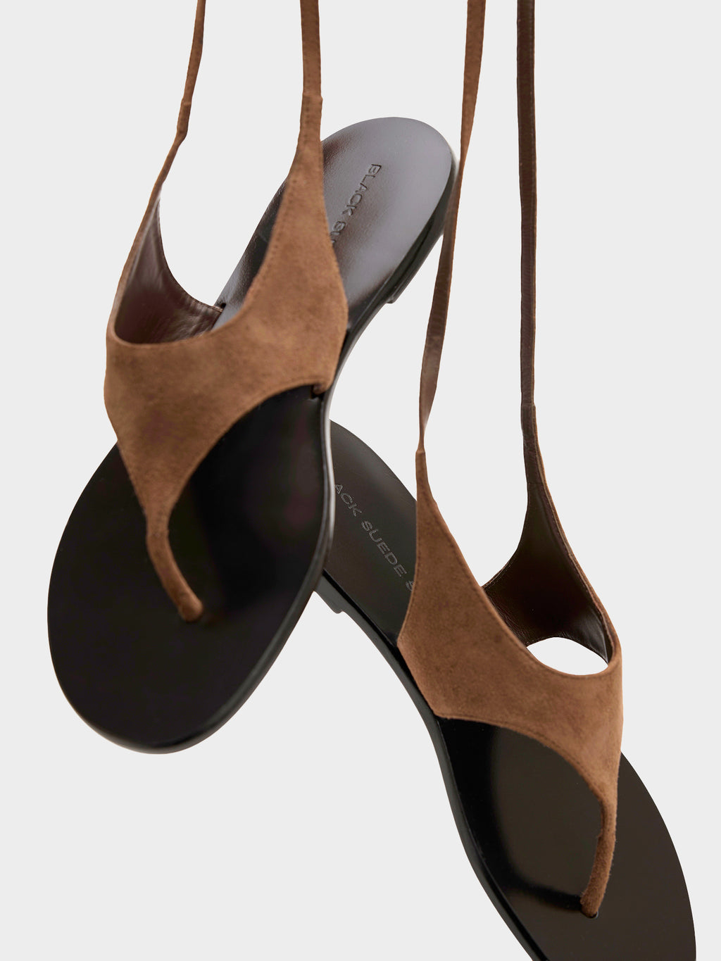 Black Suede Studio Women's Mindy Sandal - Saint Bernard