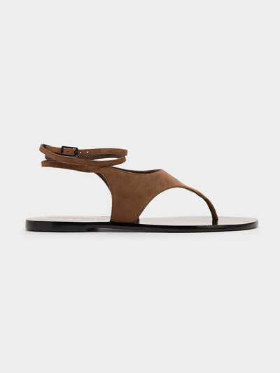 Black Suede Studio Women's Mindy Sandal - Saint Bernard