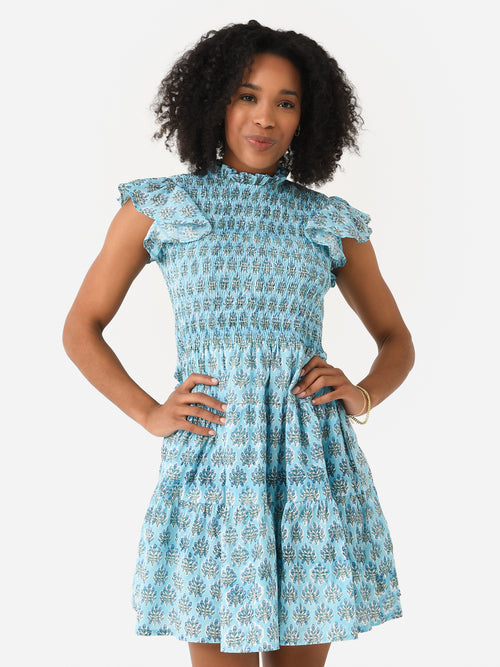 Sur La Vague Women's Ruffle Mini Dress