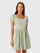 Masons Daughter Women's Mini Smocked Dress - Saint Bernard