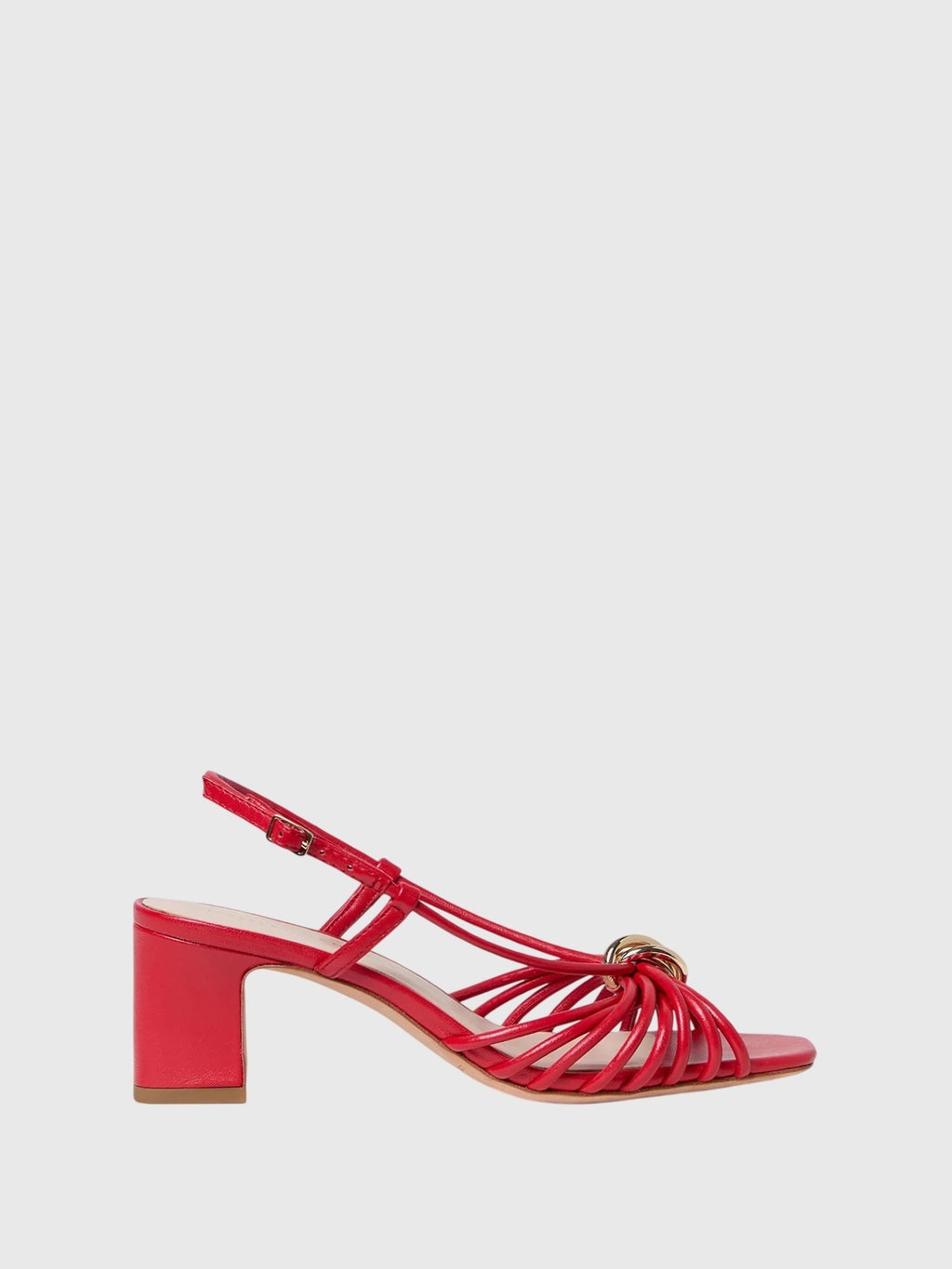Loeffler Randall Women's Minna Leather Heeled Sandal - Saint Bernard