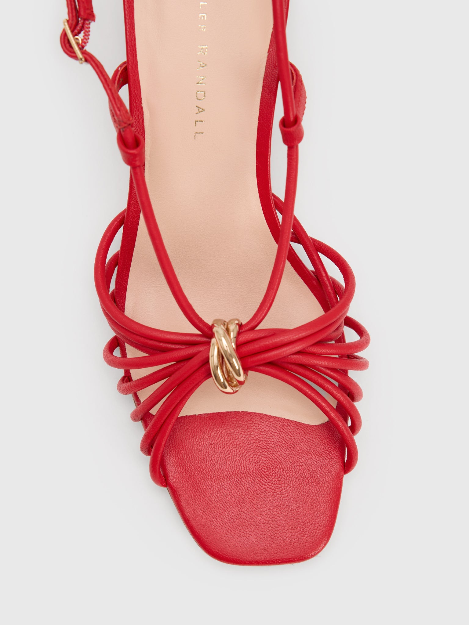 Loeffler Randall Women's Minna Leather Heeled Sandal - Saint Bernard