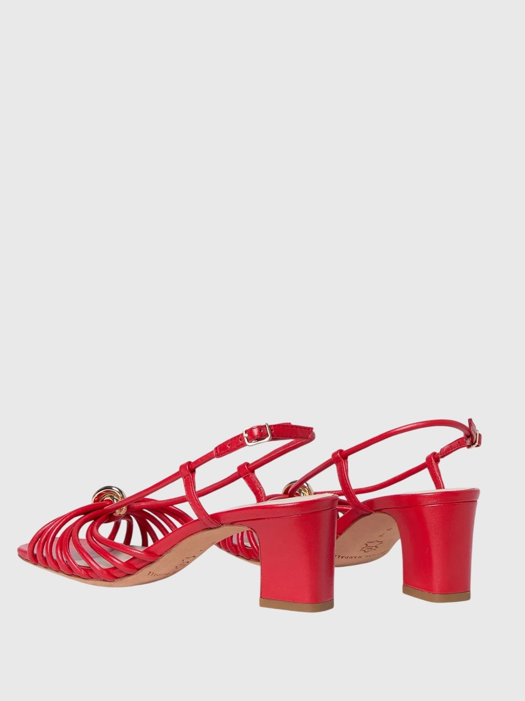 Loeffler Randall Women's Minna Leather Heeled Sandal - Saint Bernard