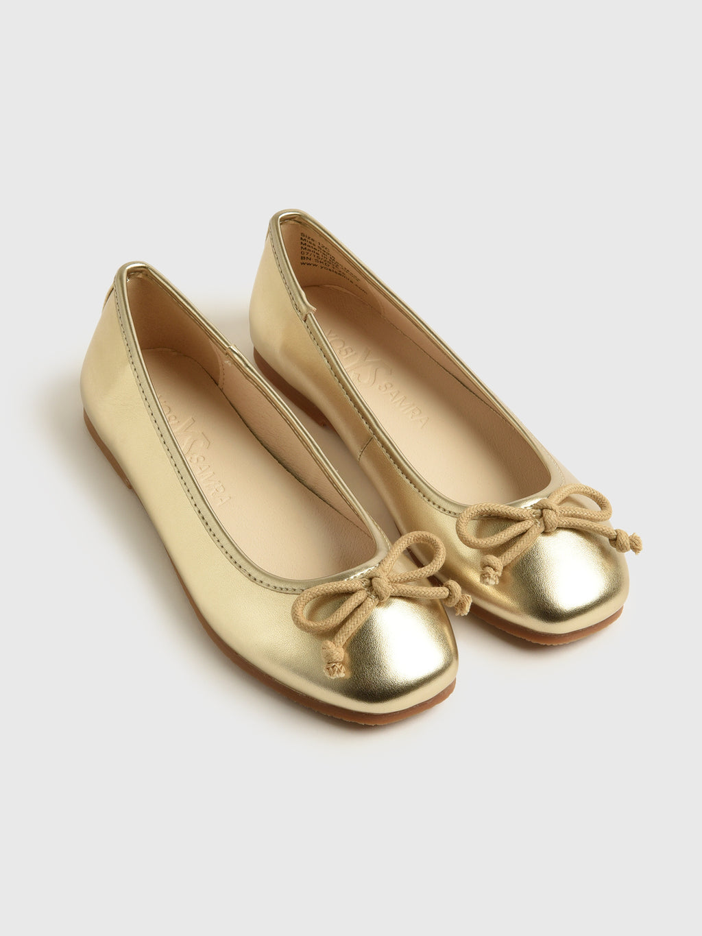 Yosi Samra Girls' Miss Sadie Ballet Flat - Saint Bernard