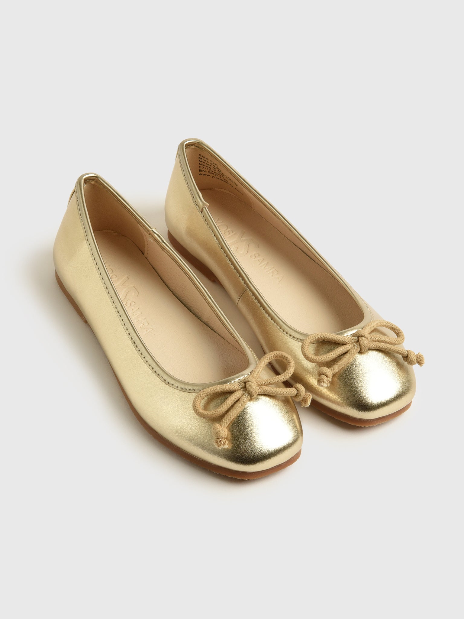 Yosi Samra Girls' Miss Sadie Ballet Flat - Saint Bernard