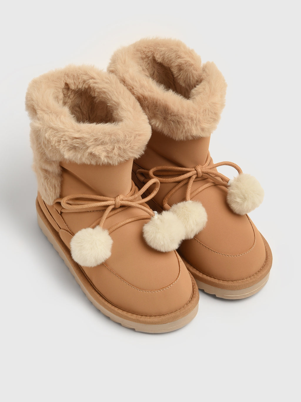 Yosi Samra Girls' Miss Snow Fluff Boot - Saint Bernard