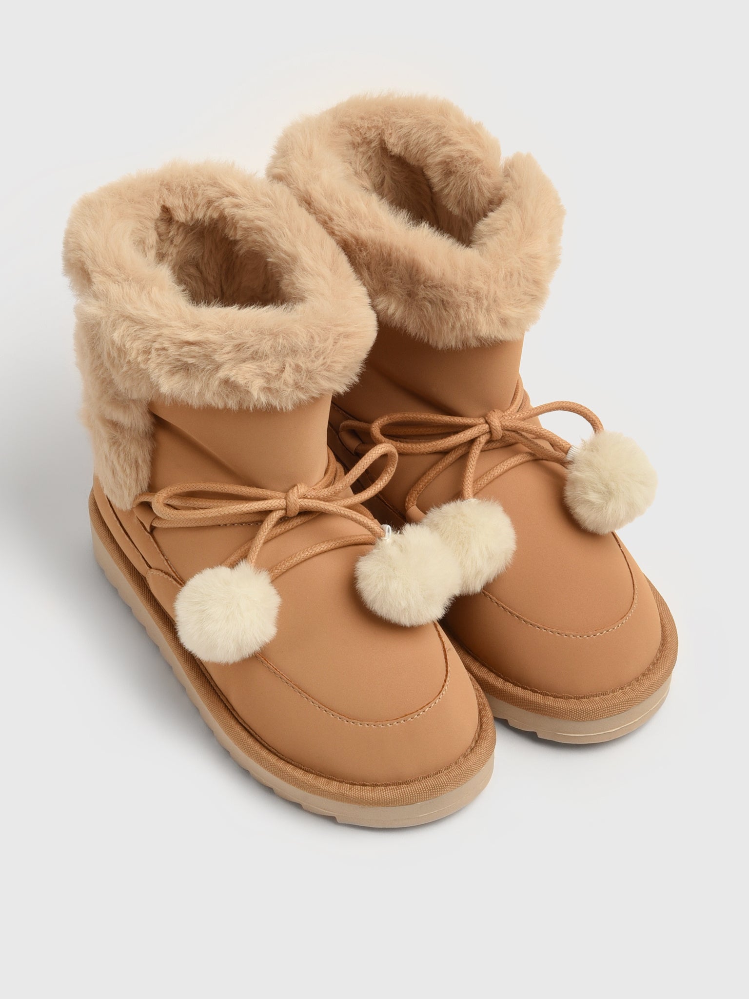 Yosi Samra Girls' Miss Snow Fluff Boot - Saint Bernard