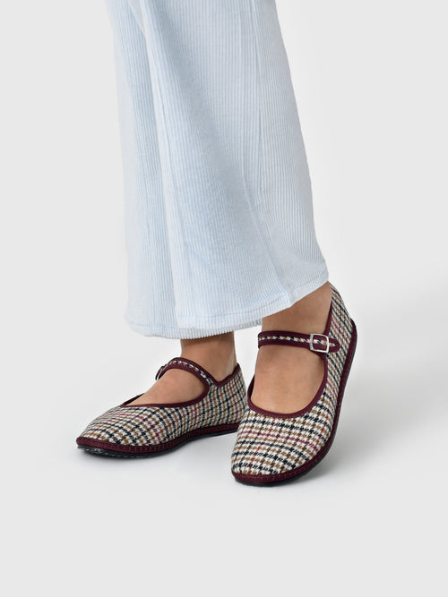 Vibi Venezia Women's Mary Jane Wool Flat