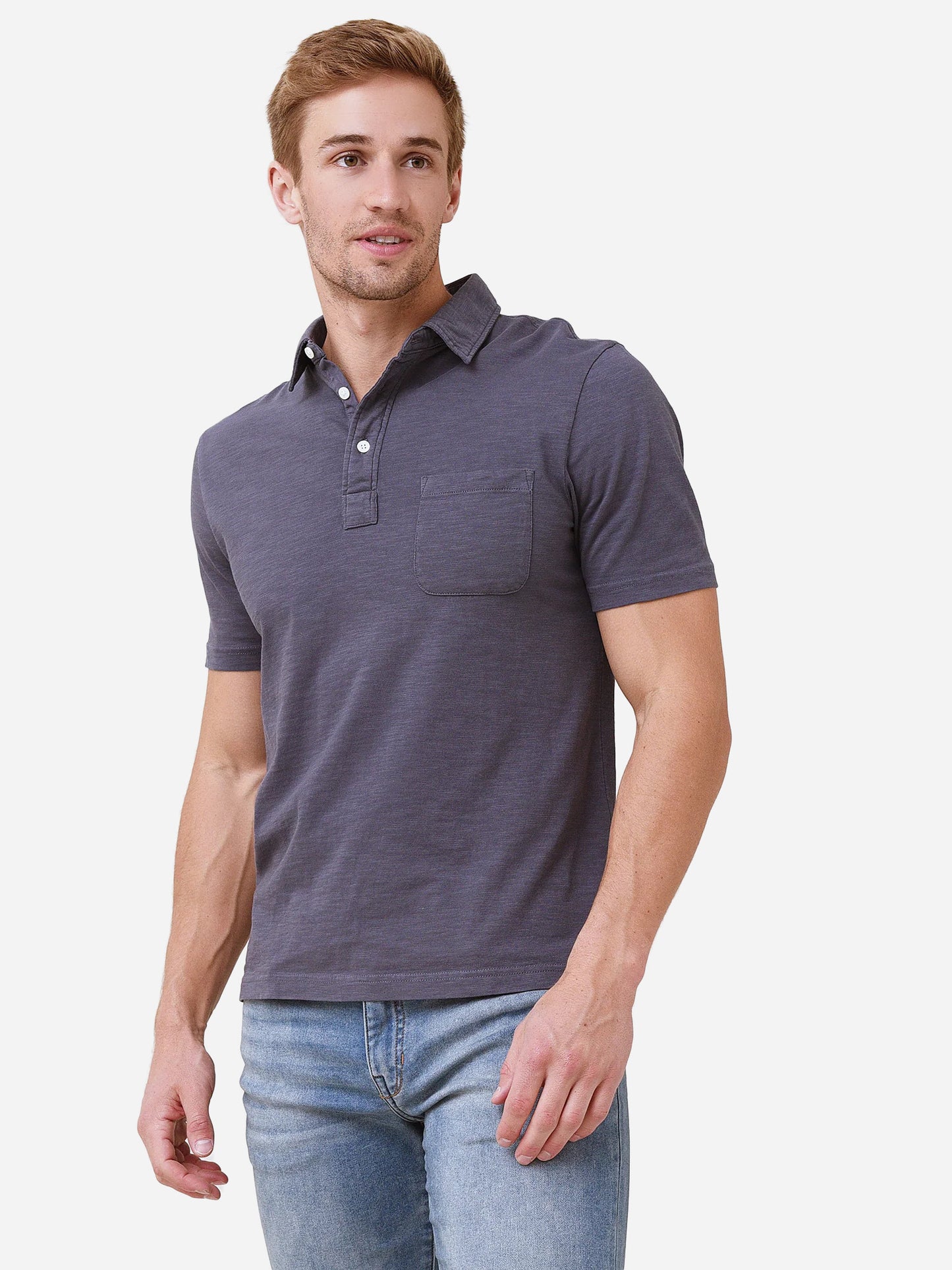 Faherty Brand Men's Sunwashed Polo - Saint Bernard