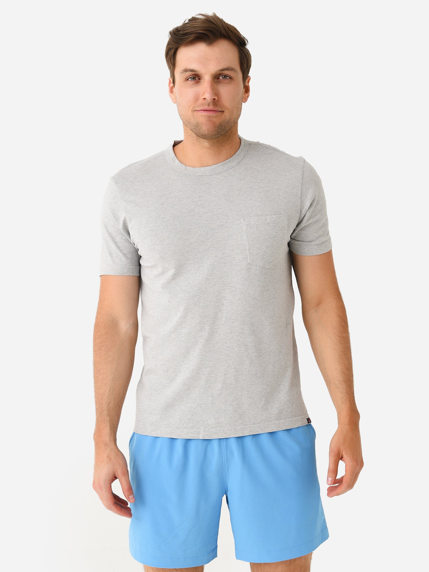 Faherty Brand Men's Sunwashed Pocket Tee - Saint Bernard