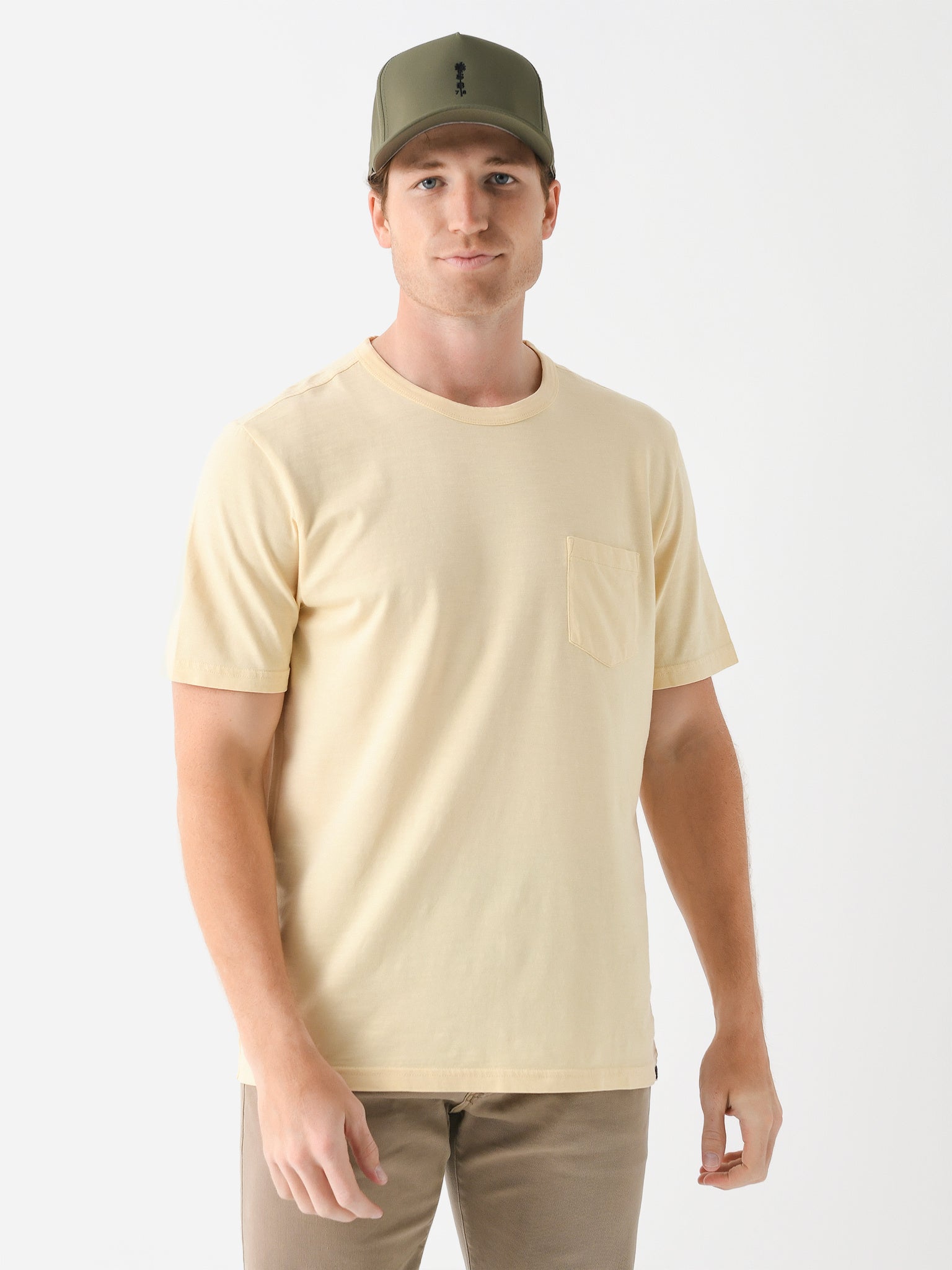Faherty Brand Men's Sunwashed Pocket Tee - Saint Bernard