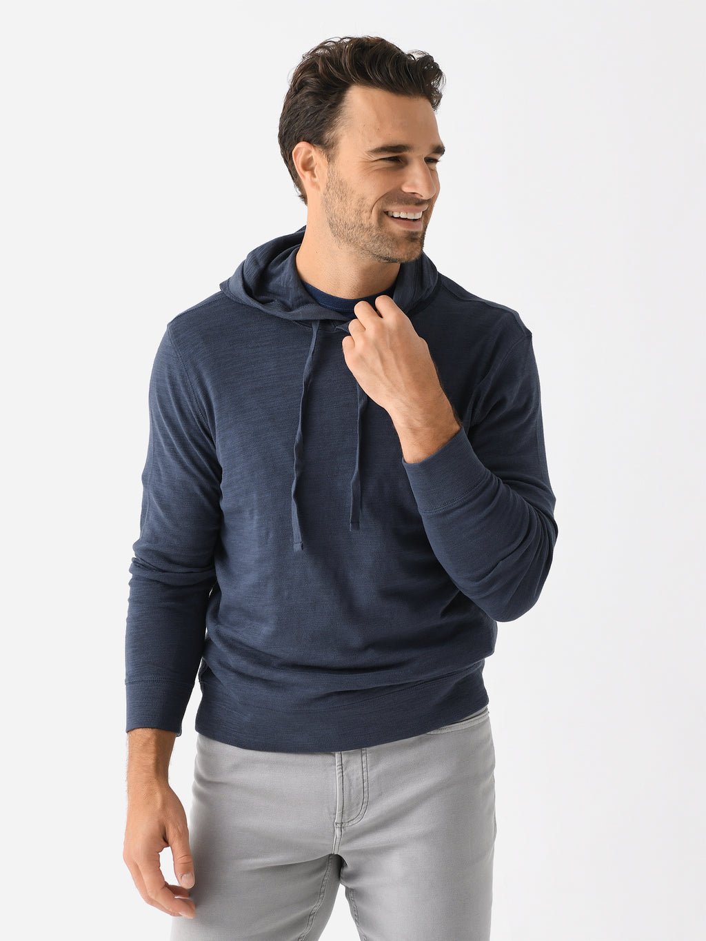 Faherty Brand Men's Sunwashed Midweight Organic Hoodie - Saint Bernard