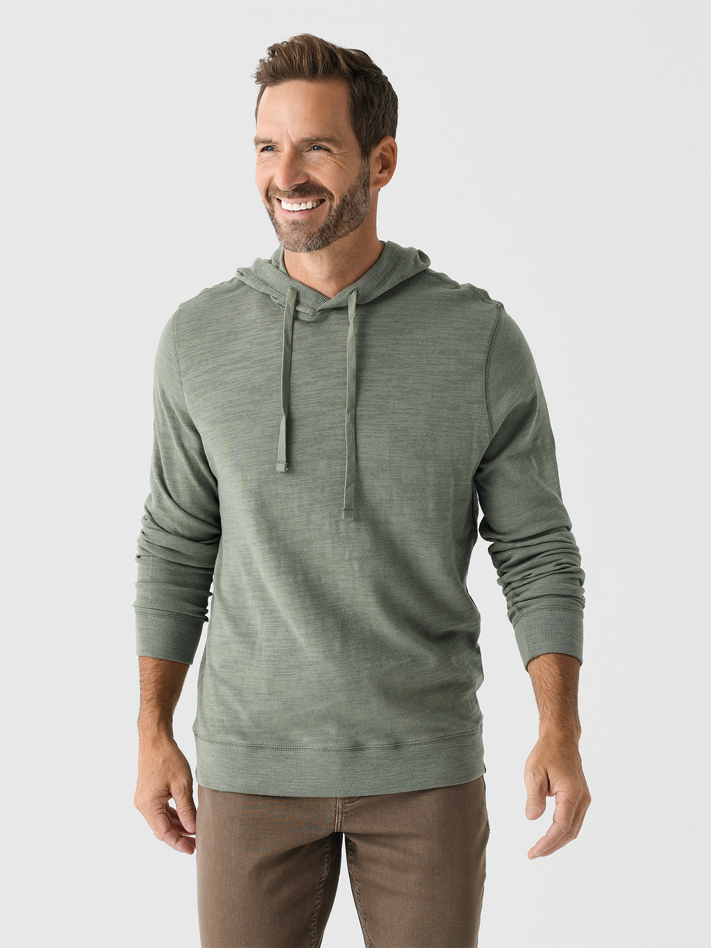 Faherty Brand Men's Sunwashed Midweight Organic Hoodie - Saint Bernard