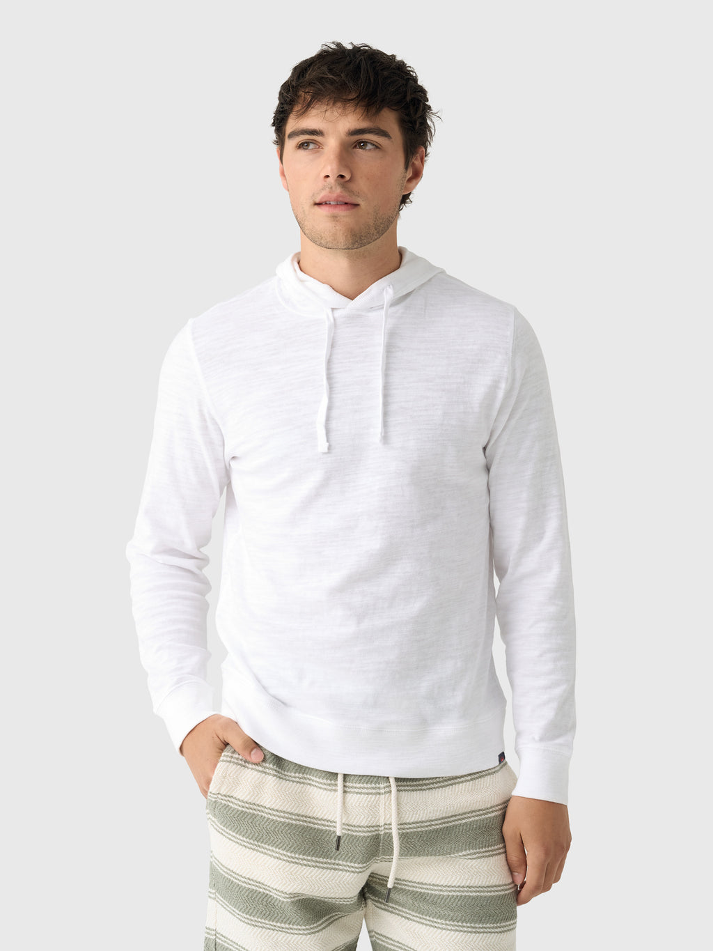 Faherty Brand Men's Sunwashed Midweight Organic Hoodie - Saint Bernard