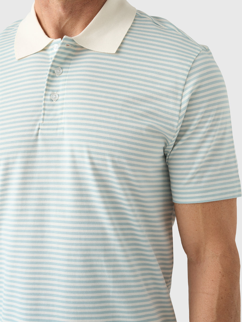 Faherty Brand Men's Short Sleeve Movement Piqué Polo - Saint Bernard