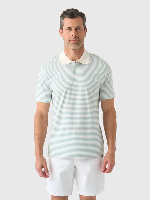Faherty Brand Men's Short Sleeve Movement Piqué Polo