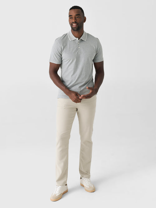 Faherty Brand Men's Short Sleeve Movement Piqué Polo