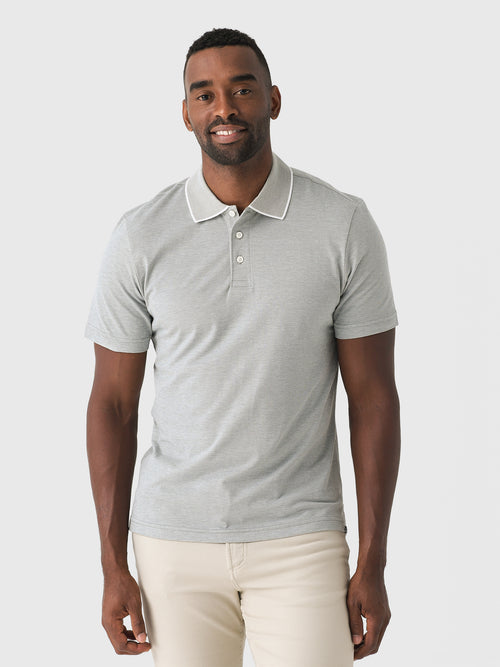 Faherty Brand Men's Short Sleeve Movement Piqué Polo