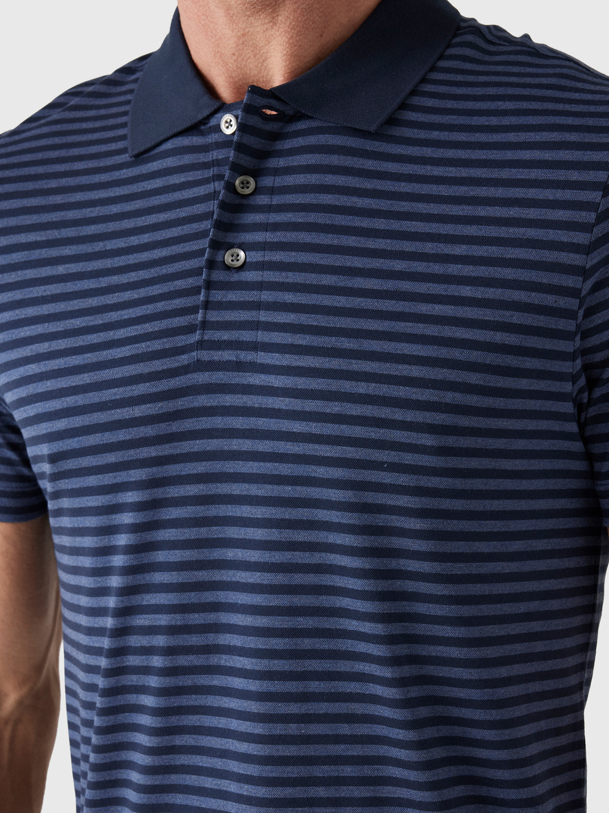 Faherty Brand Men's Short Sleeve Movement Piqué Polo - Saint Bernard