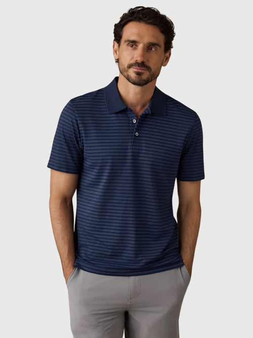 Faherty Brand Men's Short Sleeve Movement Piqué Polo - Saint Bernard