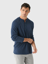 Faherty Brand Men's Long Sleeve Cloud Henley - Saint Bernard