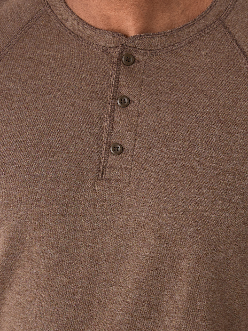 Faherty Brand Men's Long Sleeve Cloud Henley - Saint Bernard