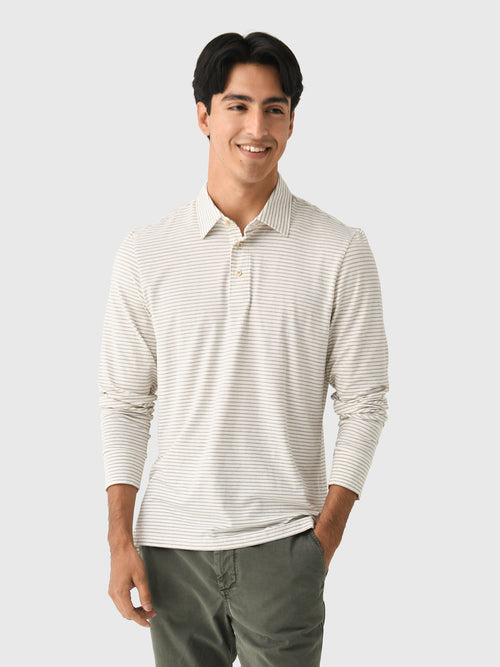 Faherty Brand Men's Long Sleeve Movement Polo