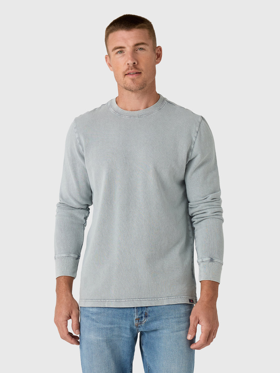 Faherty Brand Men's Long-Sleeve Recycled Terry Tee