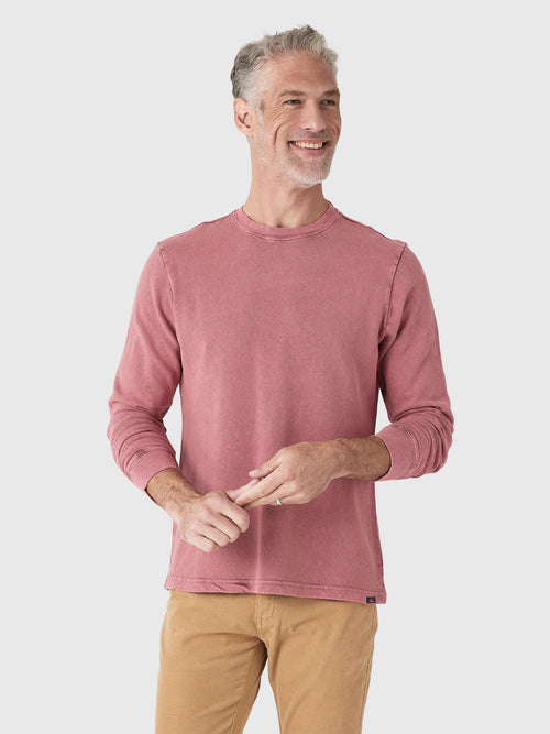 Faherty Brand Men's Long-Sleeve Recycled Terry Tee