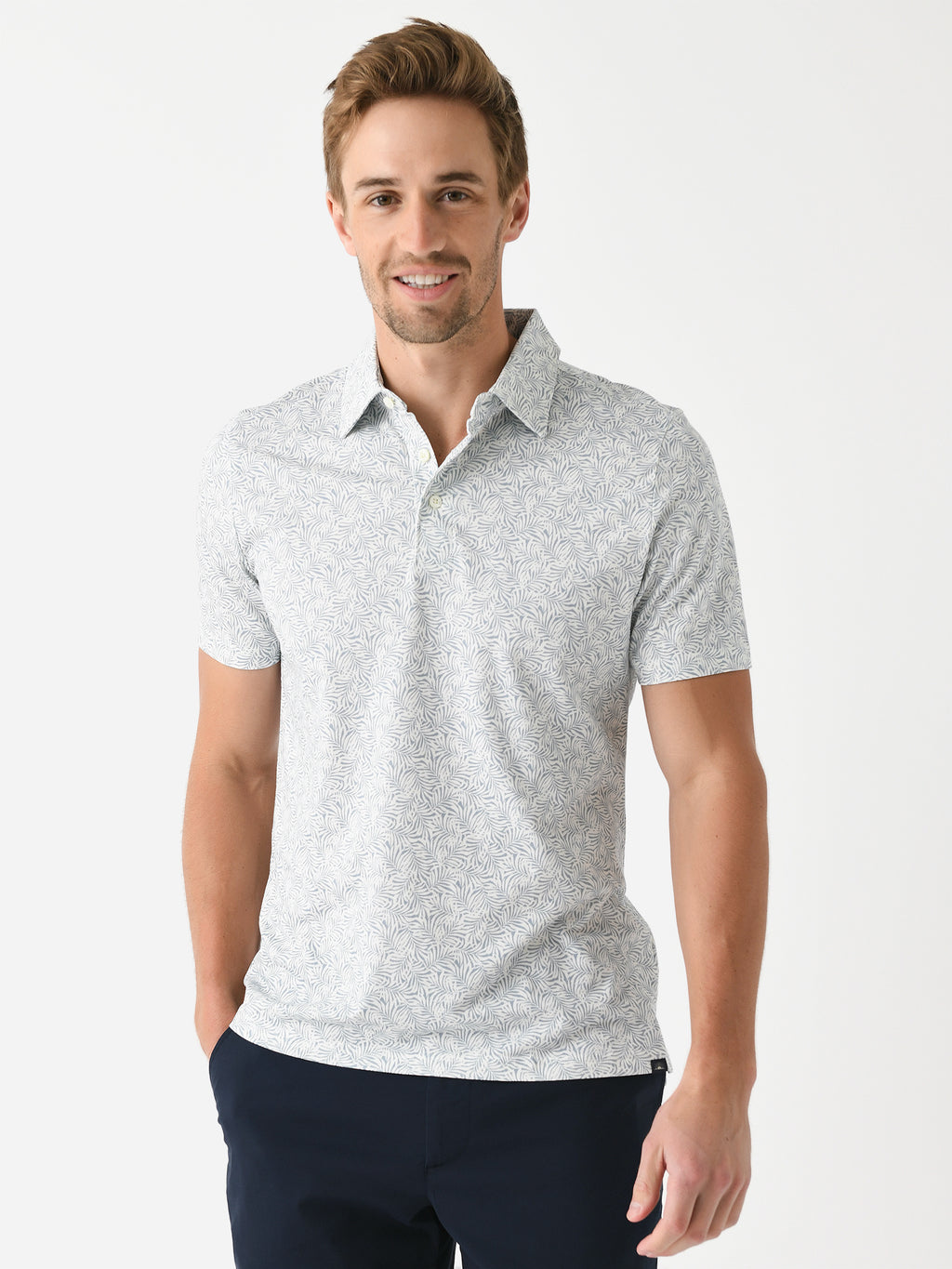 Faherty Brand Men's Movement™ Short-Sleeve Pique Polo - Saint Bernard