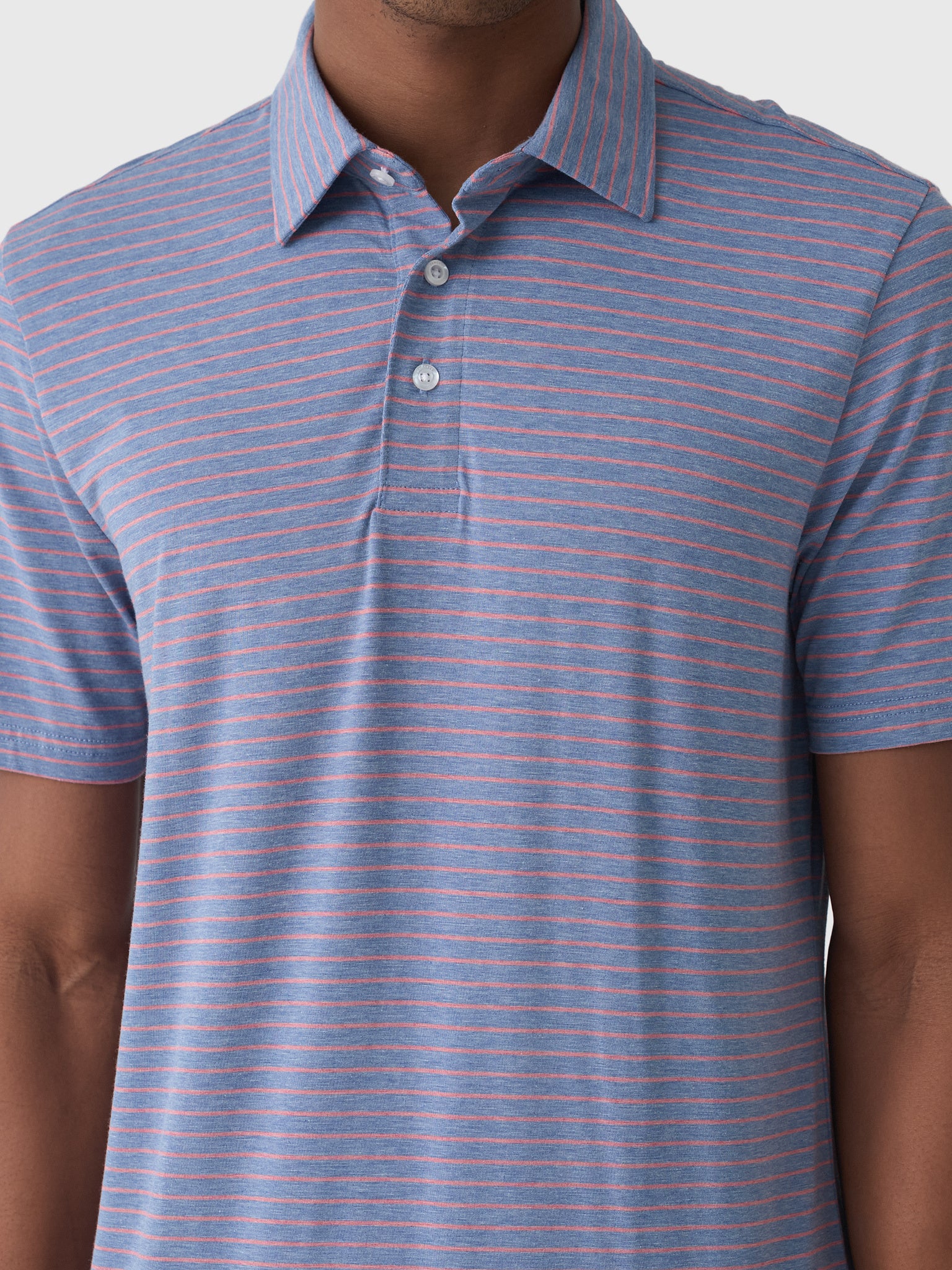 Faherty Brand Men's Short Sleeve Movement Polo - Saint Bernard