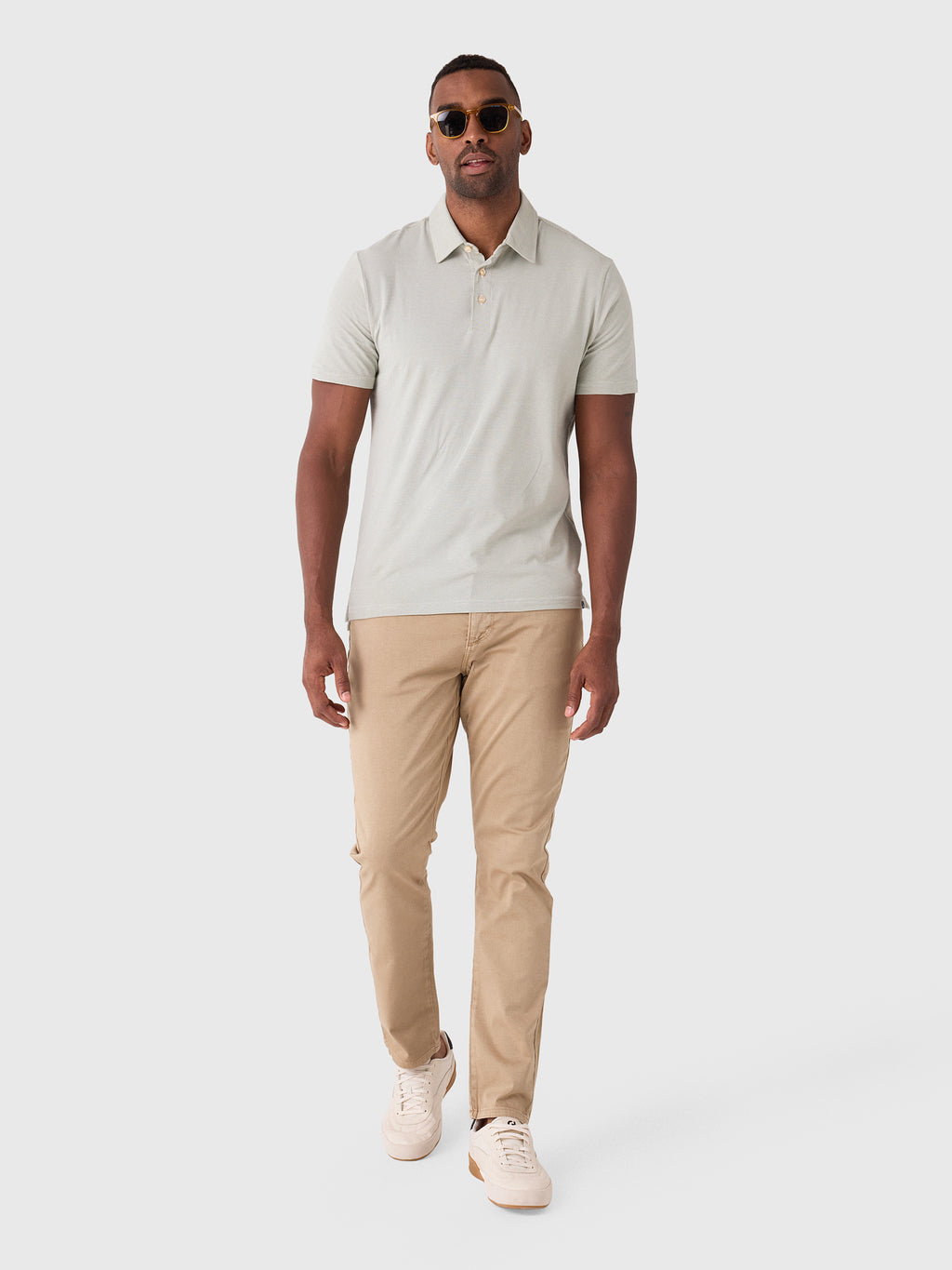 Faherty Brand Men's Short Sleeve Movement Polo - Saint Bernard