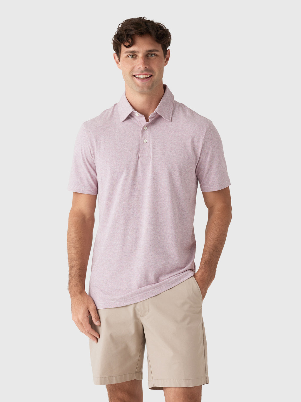 Faherty Brand Men's Short Sleeve Movement Polo - Saint Bernard