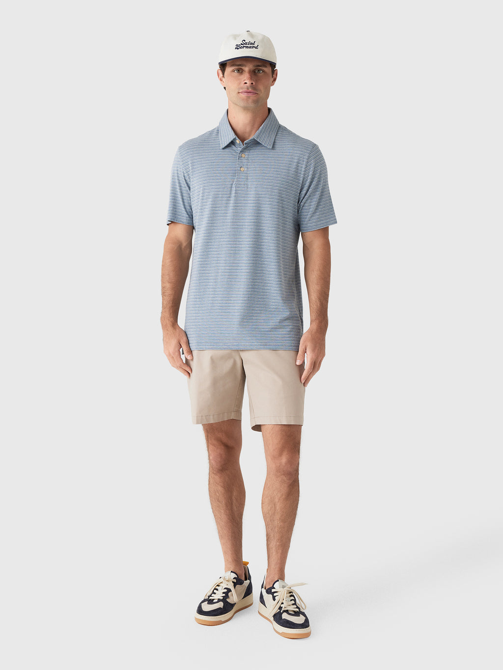 Faherty Brand Men's Short Sleeve Movement Polo - Saint Bernard