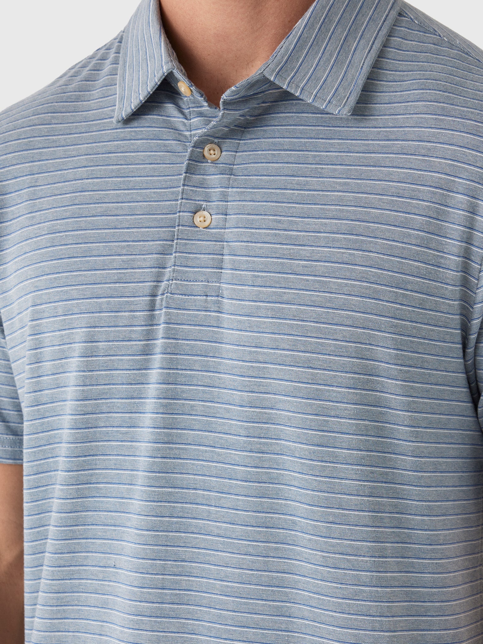 Faherty Brand Men's Short Sleeve Movement Polo - Saint Bernard