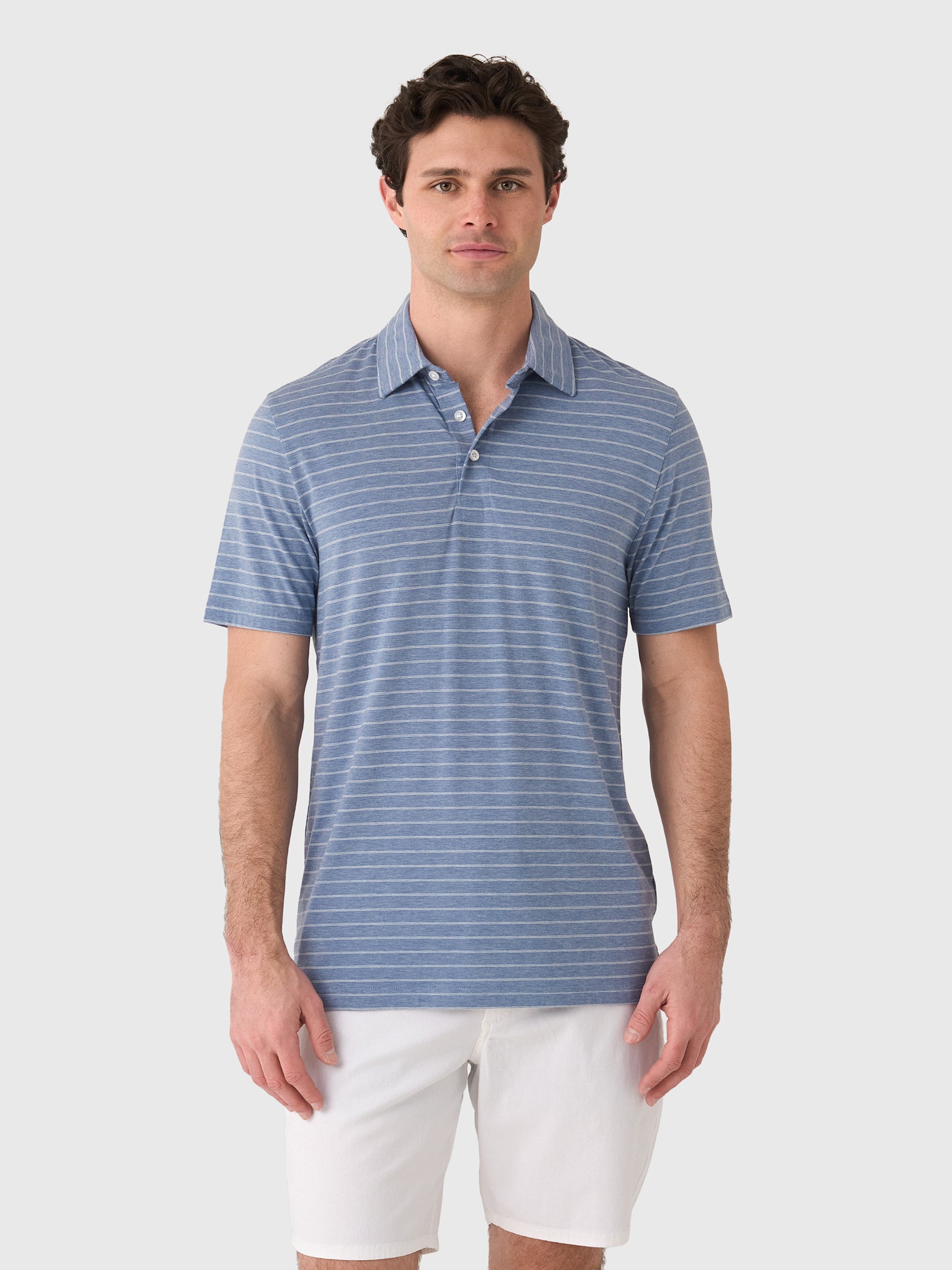 Faherty Brand Men's Short Sleeve Movement Polo - Saint Bernard
