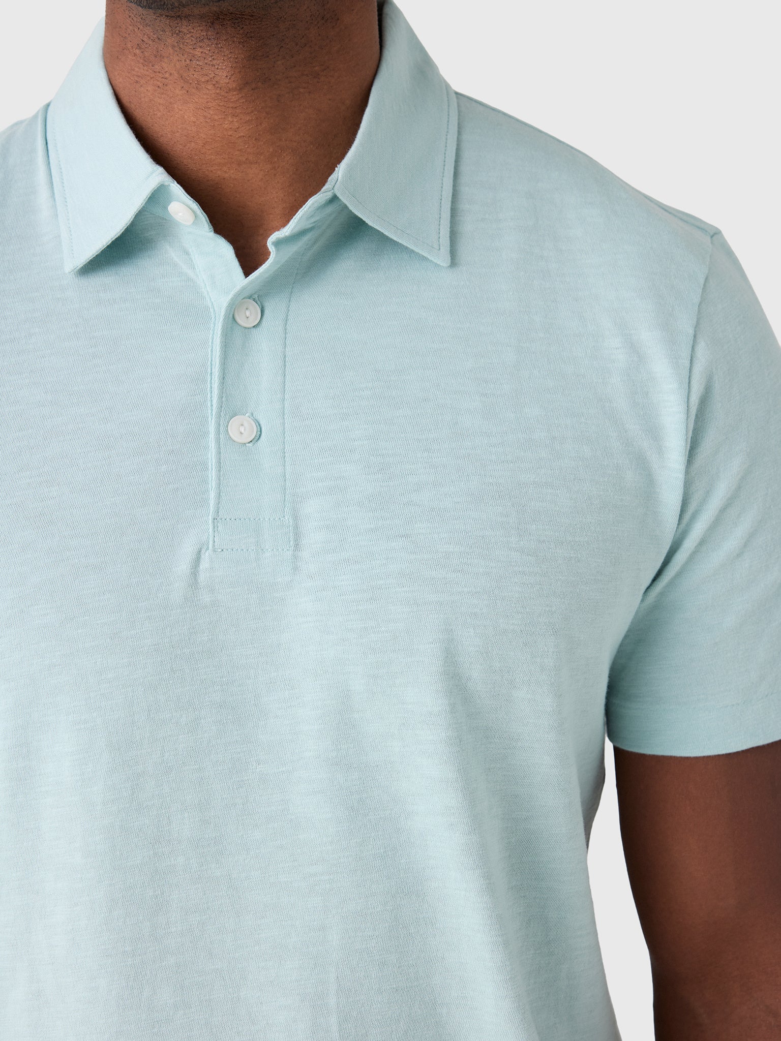 Faherty Brand Men's Sunwashed T-Shirt Polo - Saint Bernard