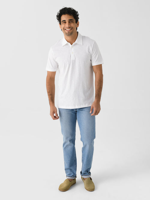 Faherty Brand Men's Sunwashed T-Shirt Polo