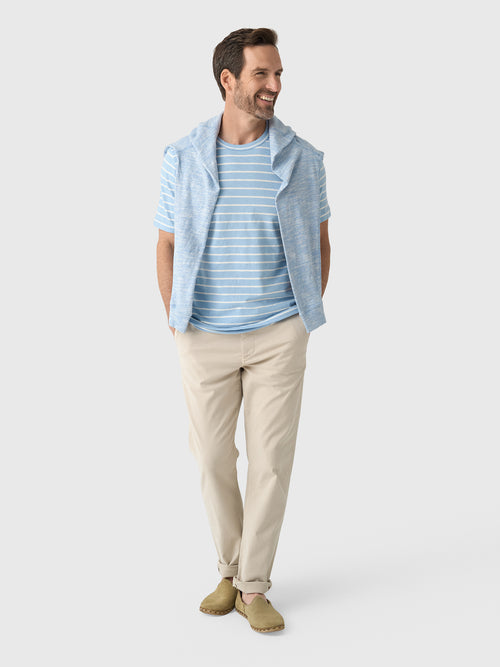 Faherty Brand Men's Short Sleeve Sunwashed Tee