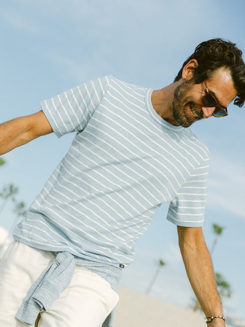 Faherty Brand Men's Short Sleeve Sunwashed Tee
