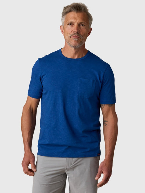 Faherty Brand Men's Sunwashed Regenerative Pocket Tee