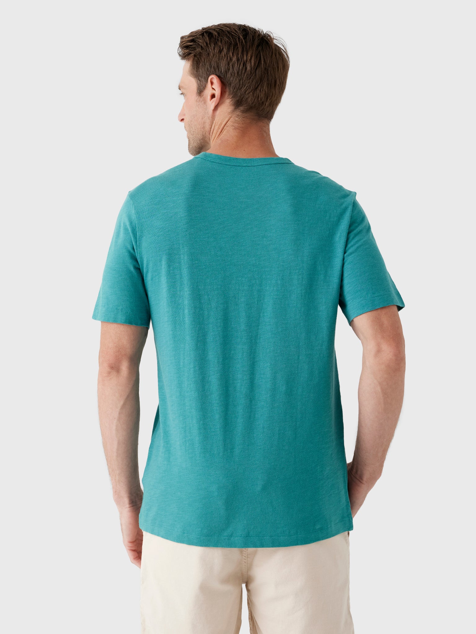 Faherty Brand Men's Sunwashed Regenerative Pocket Tee - Saint Bernard