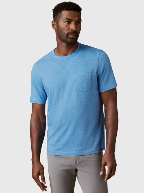 Faherty Brand Men's Sunwashed Regenerative Pocket Tee