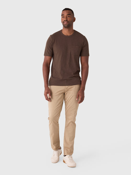 Faherty Brand Men's Sunwashed Regenerative Pocket Tee
