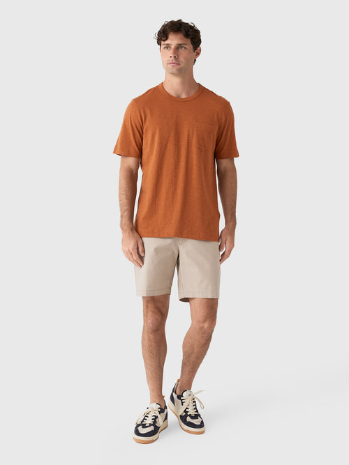Faherty Brand Men's Sunwashed Regenerative Pocket Tee