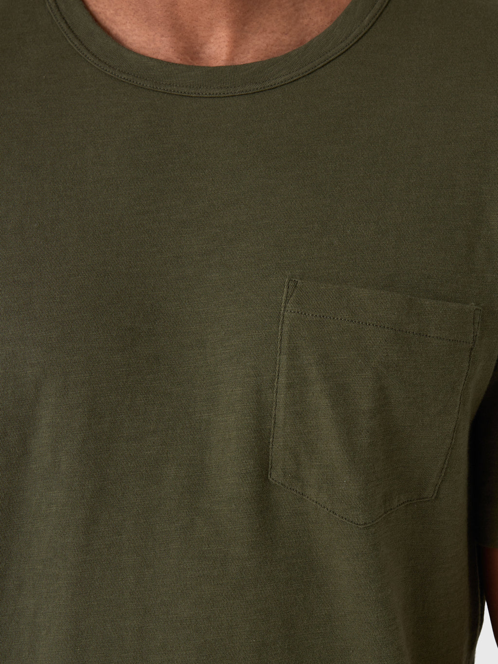 Faherty Brand Men's Sunwashed Regenerative Pocket Tee - Saint Bernard