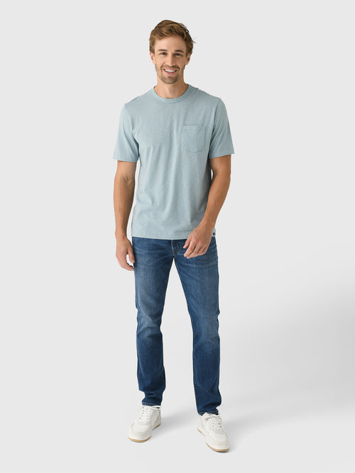 Faherty Brand Men's Sunwashed Regenerative Pocket Tee