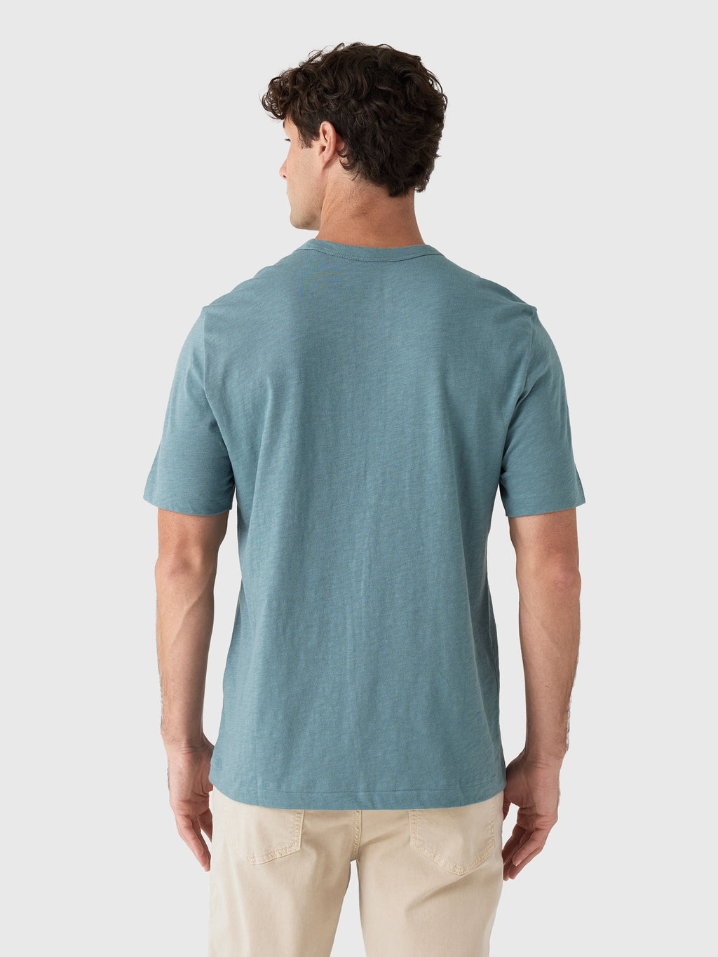 Faherty Brand Men's Sunwashed Regenerative Pocket Tee - Saint Bernard